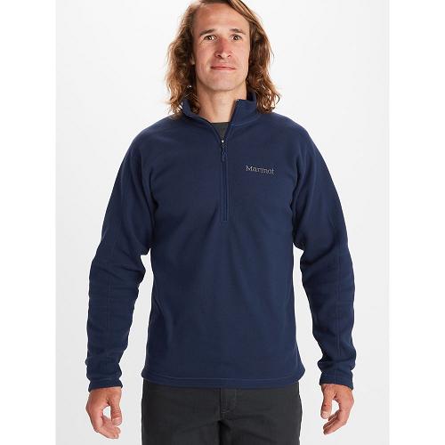 Marmot Fleece Navy NZ - Rocklin Jackets Mens NZ8120576